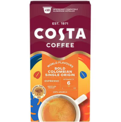 Capsule cafea Costa Colombia Espresso, compatibil Nespresso, 10 capsule, 57g