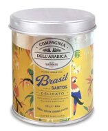 Cafea macinata Compagnia Dell'arabica Brasil, cutie metal, 125g