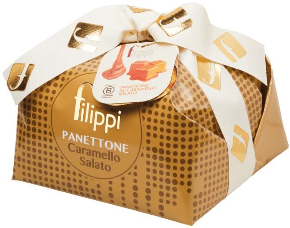 Panettone Filippi cu crema de caramel sarat 500g