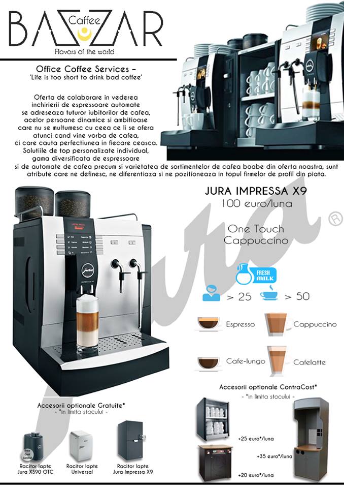 Moans Motivation nap Espressoare in Comodat / Inchiriere Aparate de Cafea - Principalul  distribuitor de cafea Bazzara | CaffeeBazzar.ro