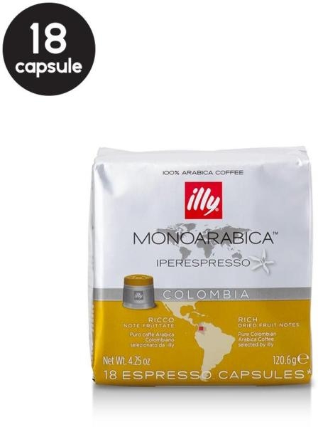 Capsule Cafea illy iperEspresso Colombia, 18 buc
