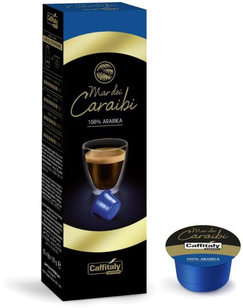 Capsule Cafea Caffitaly Premium Mar dei Caraibi, 10 caps
