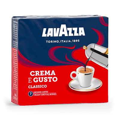 Cafea Macinata Lavazza Crema e Gusto Classico, 2 x 250g