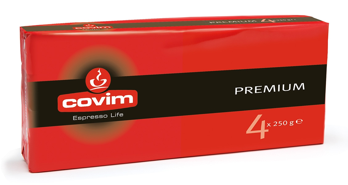 Cafea macinata Covim Premium, 4 x 250 gr