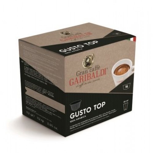 Capsule cafea Garibaldi Gusto Top compatibile Nescafe Dolce Gusto, 16 buc