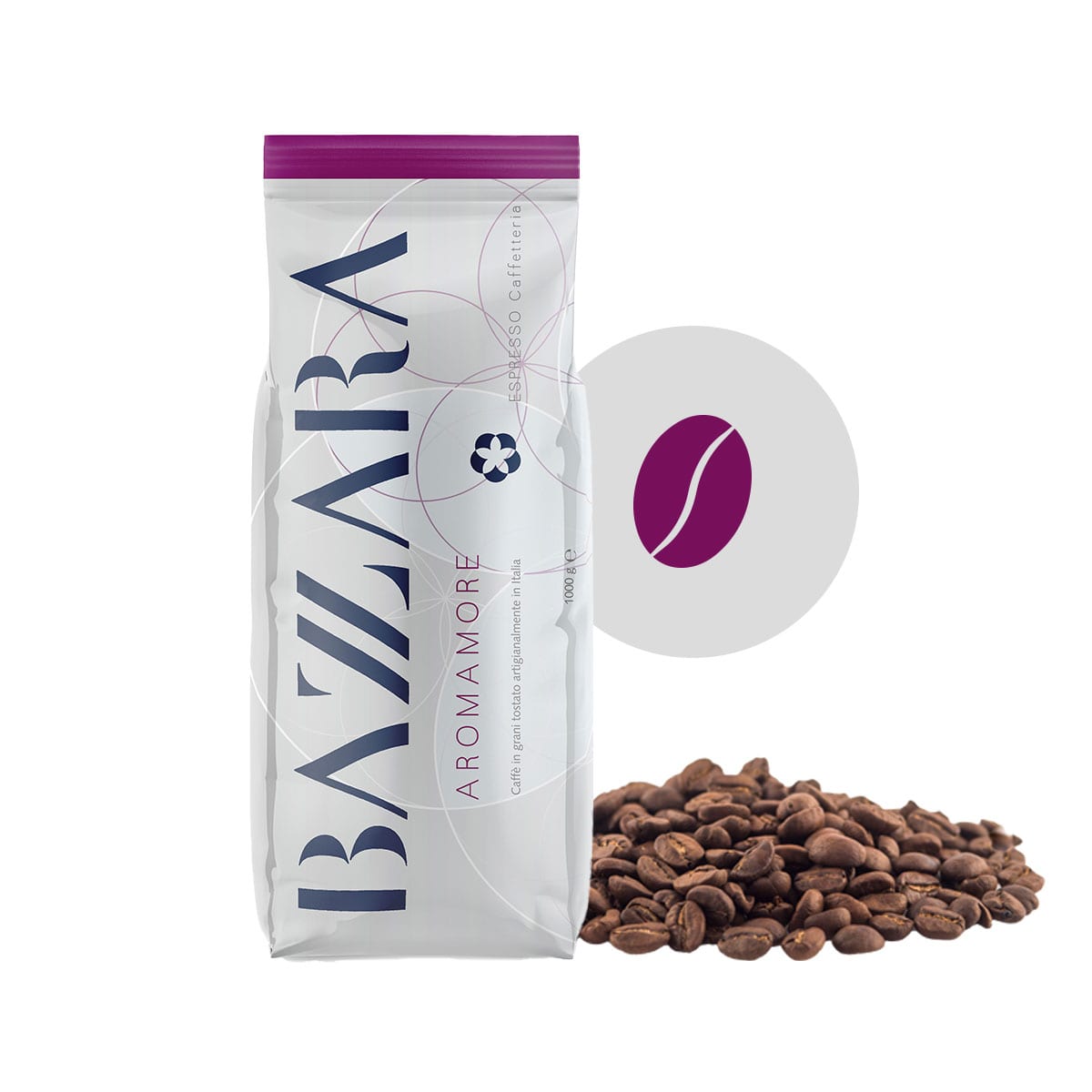 Cafea boabe Bazzara Aromamore, 1kg